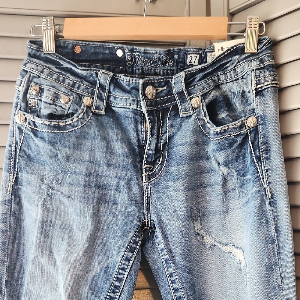 Miss Me Standard Boot Embellished Jeans